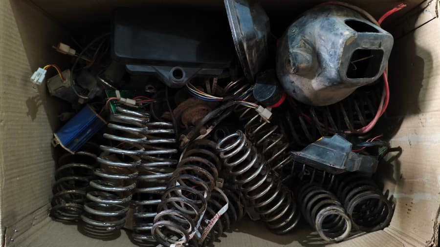 Suspension springs and small electrical parts